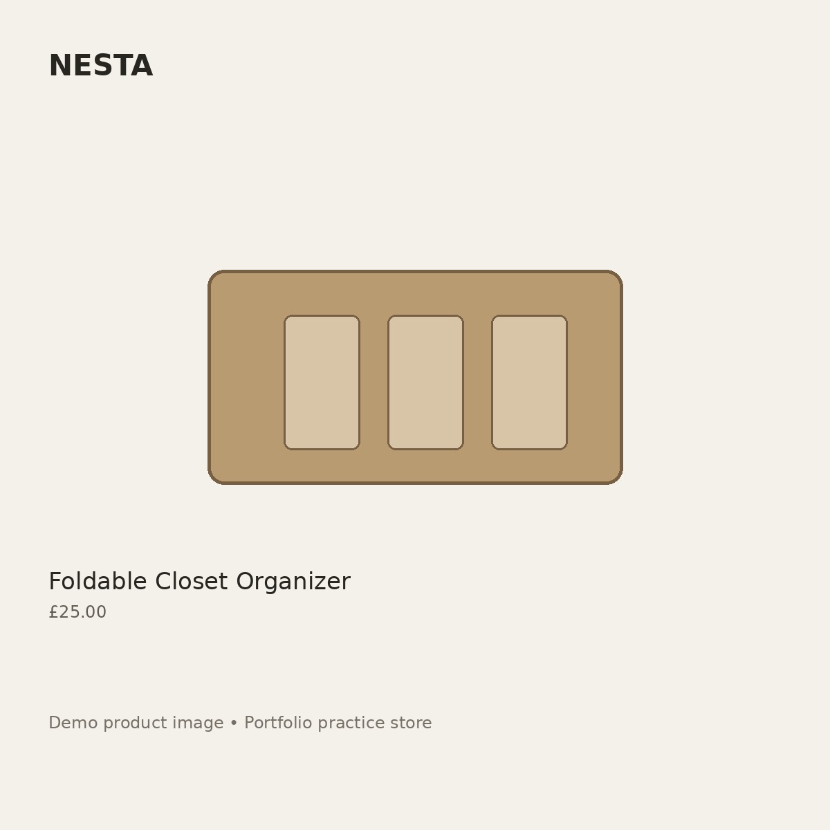 Foldable Closet Organizer