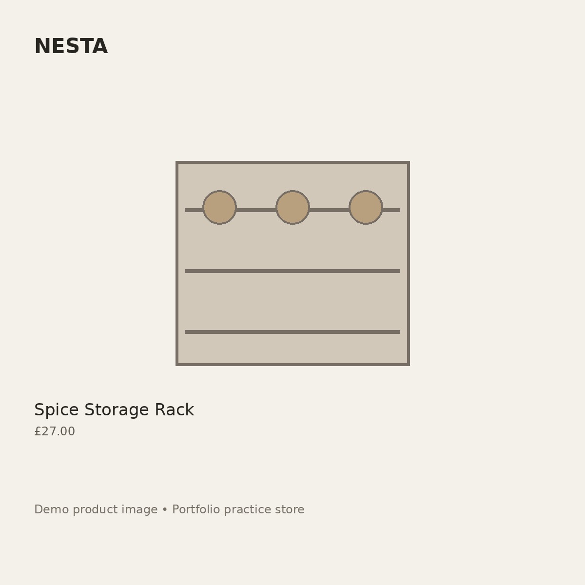 Spice Storage Rack